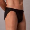 Sport-Slip aus Mikrofaser und Spitze Sport-Slip aus Mikrofaser und Spitze