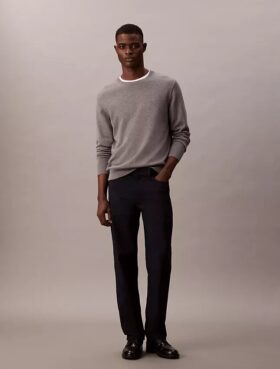 Standard-Hose mit geradem Schnitt und Stretch, 5-Pocket