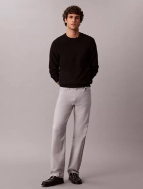 Standard-Hose mit geradem Schnitt und Stretch, 5-Pocket