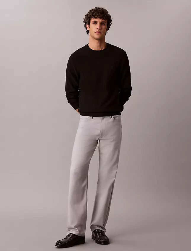 Standard-Hose mit geradem Schnitt und Stretch, 5-Pocket Standard-Hose mit geradem Schnitt und Stretch, 5-Pocket