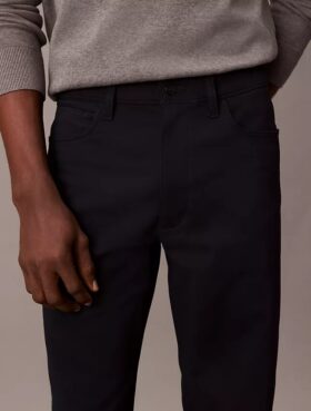 Standard-Hose mit geradem Schnitt und Stretch, 5-Pocket