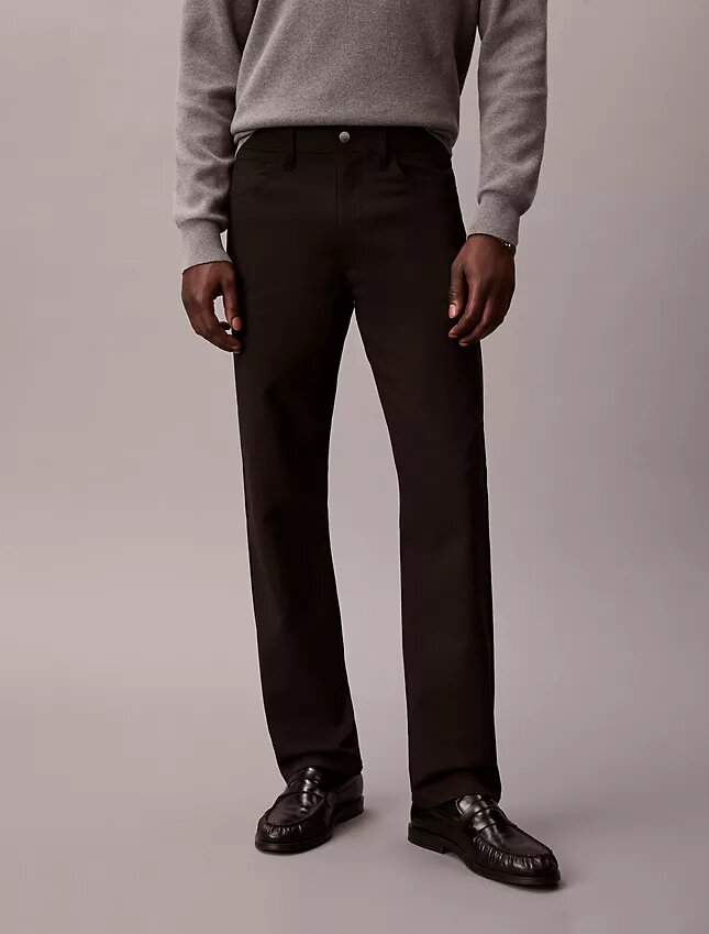 Standard-Hose mit geradem Schnitt und Stretch, 5-Pocket Standard-Hose mit geradem Schnitt und Stretch, 5-Pocket