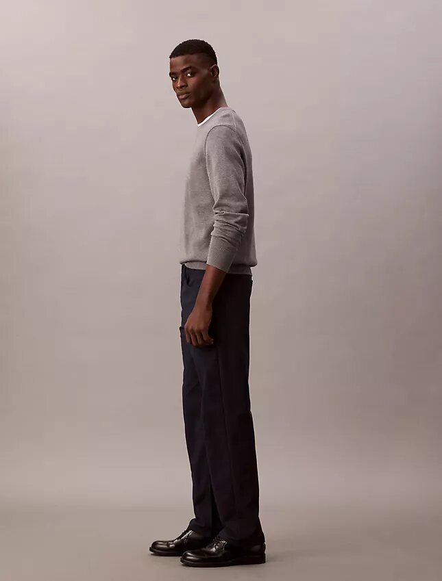 Standard-Hose mit geradem Schnitt und Stretch, 5-Pocket Standard-Hose mit geradem Schnitt und Stretch, 5-Pocket