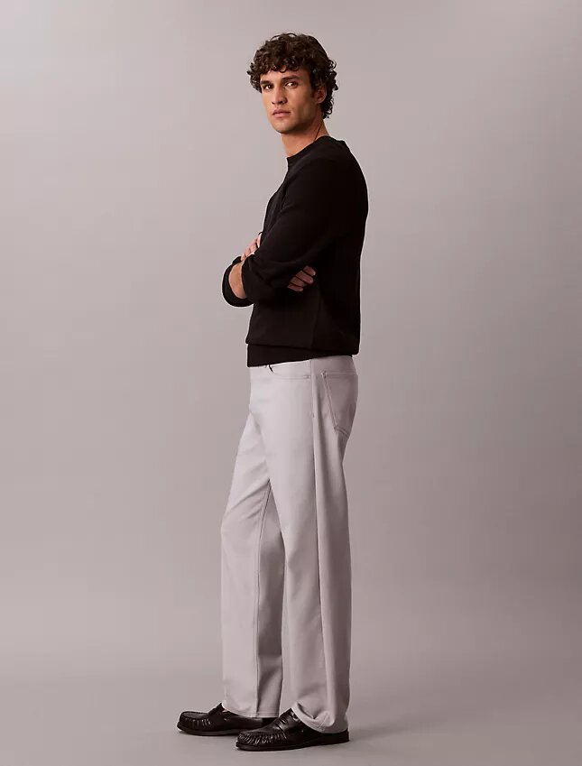 Standard-Hose mit geradem Schnitt und Stretch, 5-Pocket Standard-Hose mit geradem Schnitt und Stretch, 5-Pocket
