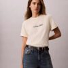 Standard-Logo-T-Shirt mit geradem Schnitt und Rundhalsausschnitt Standard-Logo-T-Shirt mit geradem Schnitt und Rundhalsausschnitt