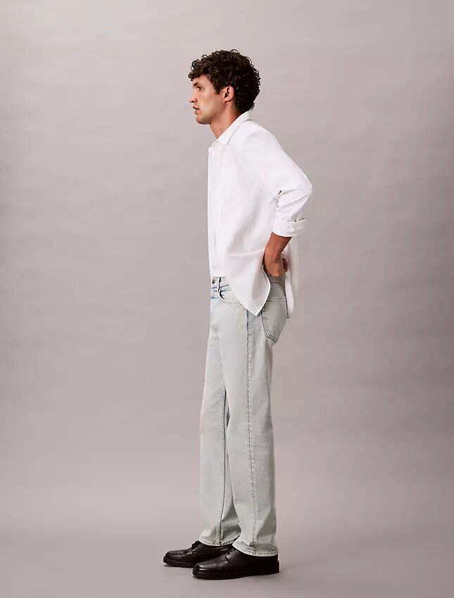 Standard Straight Jeans aus Wollmischung Standard Straight Jeans aus Wollmischung
