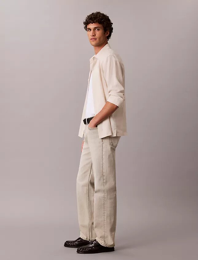Standard Straight Jeans aus Wollmischung Standard Straight Jeans aus Wollmischung