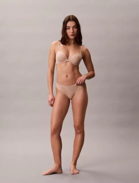 Stretch-Microfiber-Thong mit Spitze