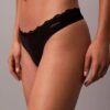 Stretch-Microfiber-Thong mit Spitze Stretch-Microfiber-Thong mit Spitze