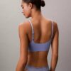 Stretch-Microfiber-Thong mit Spitze