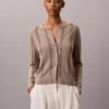Strickjacke aus Leinenmischung Strickjacke aus Leinenmischung
