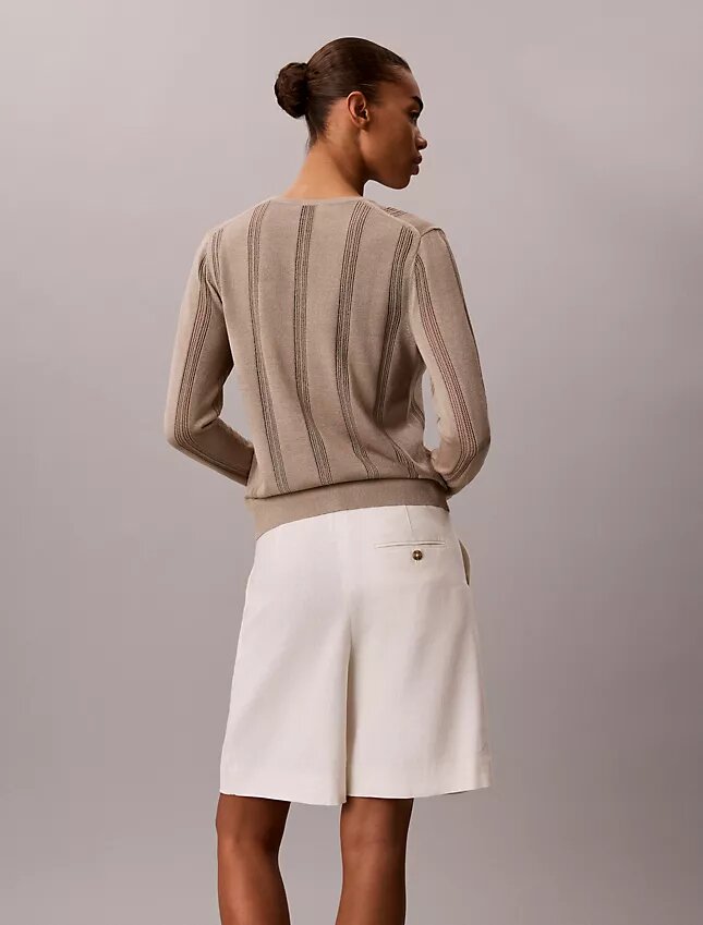 Strickjacke aus Leinenmischung Strickjacke aus Leinenmischung