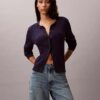 Strickjacke mit Zopfmuster Strickjacke mit Zopfmuster