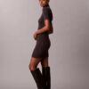 Strickkleid aus Lurex-Merinowollmischung