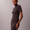 Strickkleid aus Lurex-Merinowollmischung