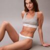 String-Bikini aus Cotton Stretch-Rippstoff String-Bikini aus Cotton Stretch-Rippstoff