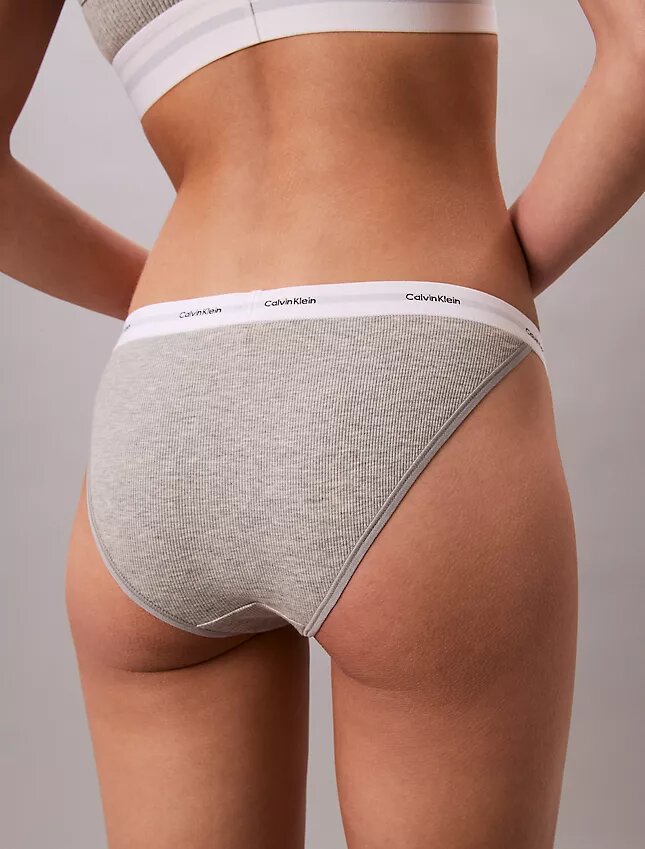 String-Bikini aus Cotton Stretch-Rippstoff String-Bikini aus Cotton Stretch-Rippstoff