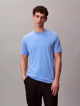 Supima-Baumwoll-T-Shirt mit Rundhalsausschnitt