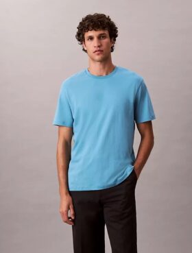 Supima-Baumwoll-T-Shirt mit Rundhalsausschnitt