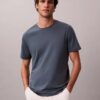Supima-Baumwoll-T-Shirt mit Rundhalsausschnitt
