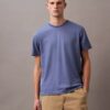 Supima-Baumwoll-T-Shirt mit Rundhalsausschnitt