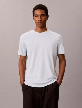 Supima-Baumwoll-T-Shirt mit Rundhalsausschnitt