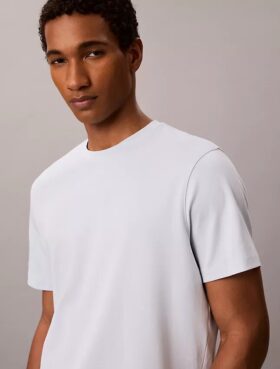 Supima-Baumwoll-T-Shirt mit Rundhalsausschnitt
