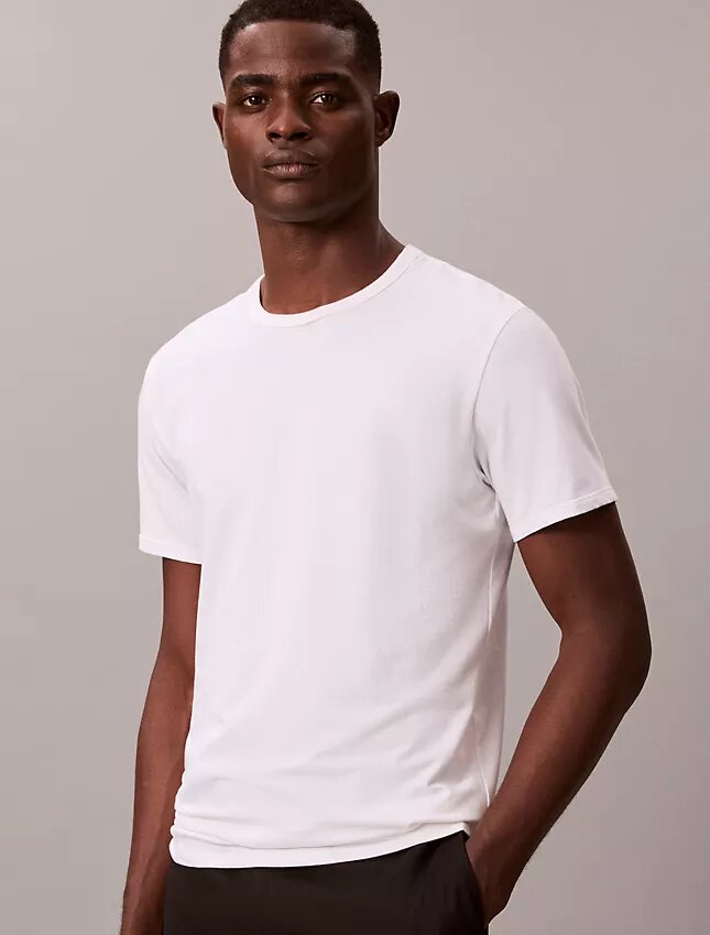 Supima-Baumwoll-T-Shirt mit Rundhalsausschnitt Supima-Baumwoll-T-Shirt mit Rundhalsausschnitt