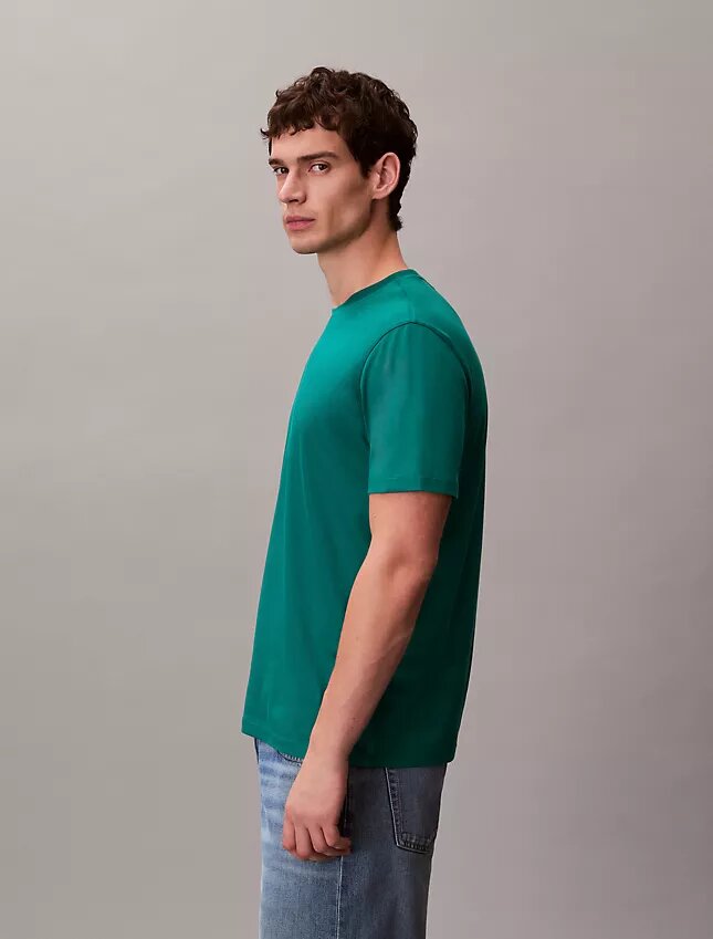 Supima-Baumwoll-T-Shirt mit Rundhalsausschnitt Supima-Baumwoll-T-Shirt mit Rundhalsausschnitt