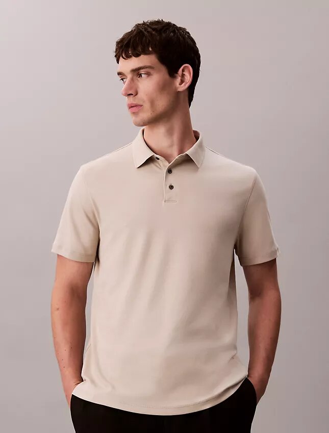 Supima-Baumwolle Klassisches Poloshirt Supima-Baumwolle Klassisches Poloshirt