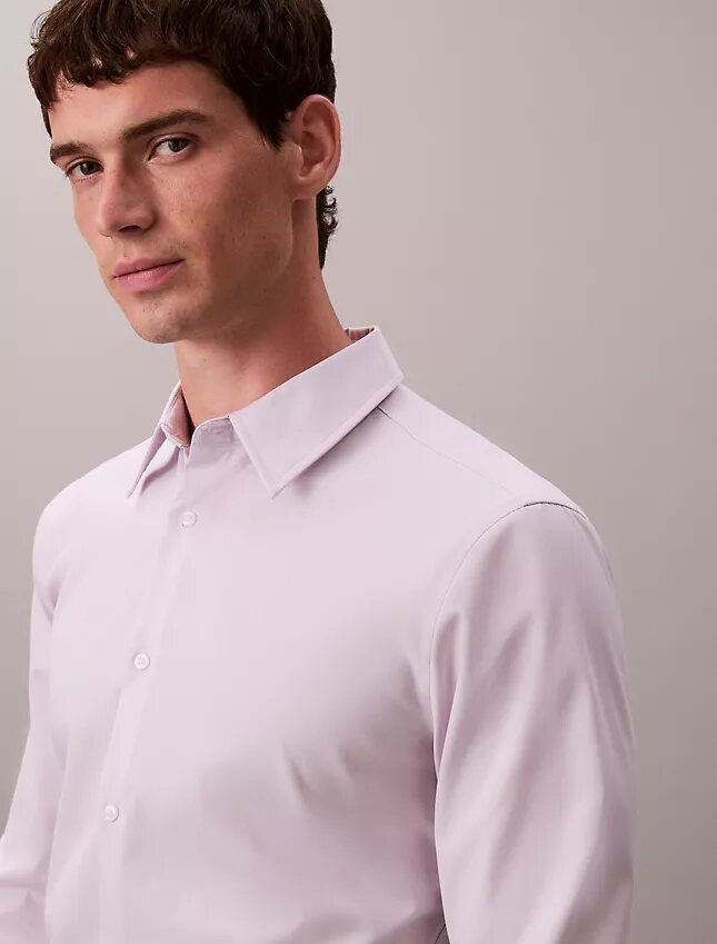Supima-Stretch-Baumwollhemd in Slim-Fit Supima-Stretch-Baumwollhemd in Slim-Fit