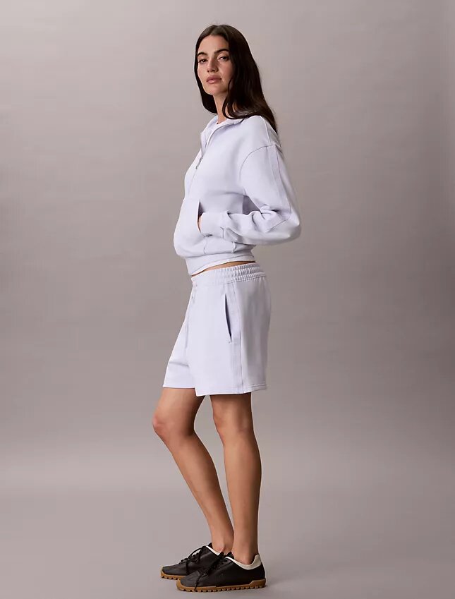 Sweatshirt mit durchgehendem Reißverschluss und Logo-Streifen Sweatshirt mit durchgehendem Reißverschluss und Logo-Streifen