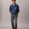 Sweatshirt mit Viertelreißverschluss und Varsity-Monogram-Logo Sweatshirt mit Viertelreißverschluss und Varsity-Monogram-Logo