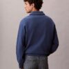 Sweatshirt mit Viertelreißverschluss und Varsity-Monogram-Logo Sweatshirt mit Viertelreißverschluss und Varsity-Monogram-Logo
