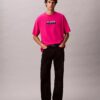 T-Shirt mit Block-Logo-Grafik in lockerer Passform