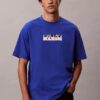 T-Shirt mit Block-Logo-Grafik in lockerer Passform
