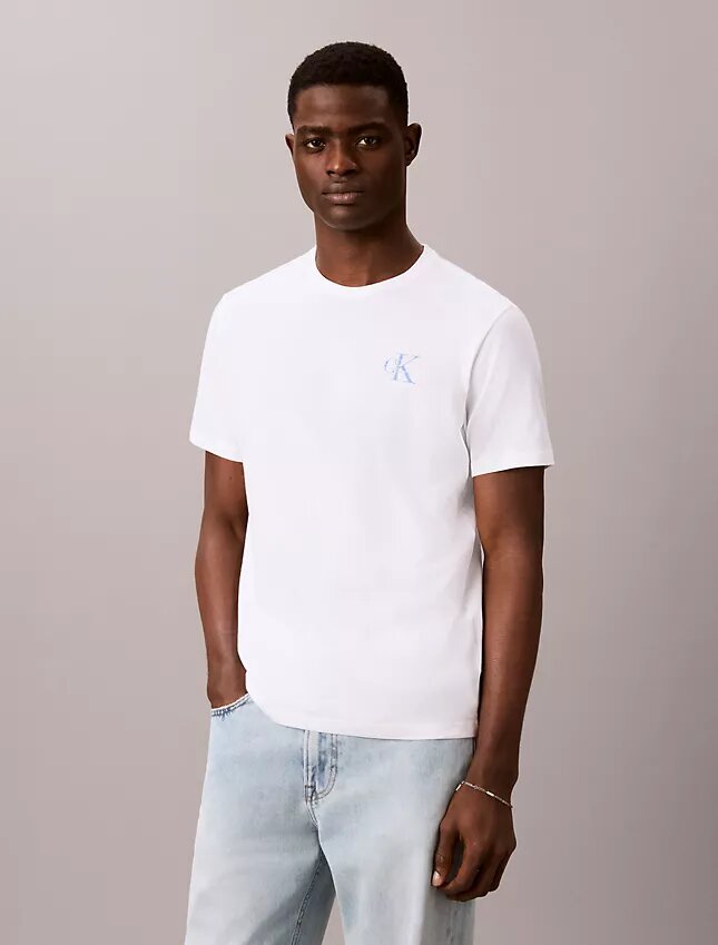 T-Shirt mit „Brushstroke Monologo“-Grafik T-Shirt mit „Brushstroke Monologo“-Grafik