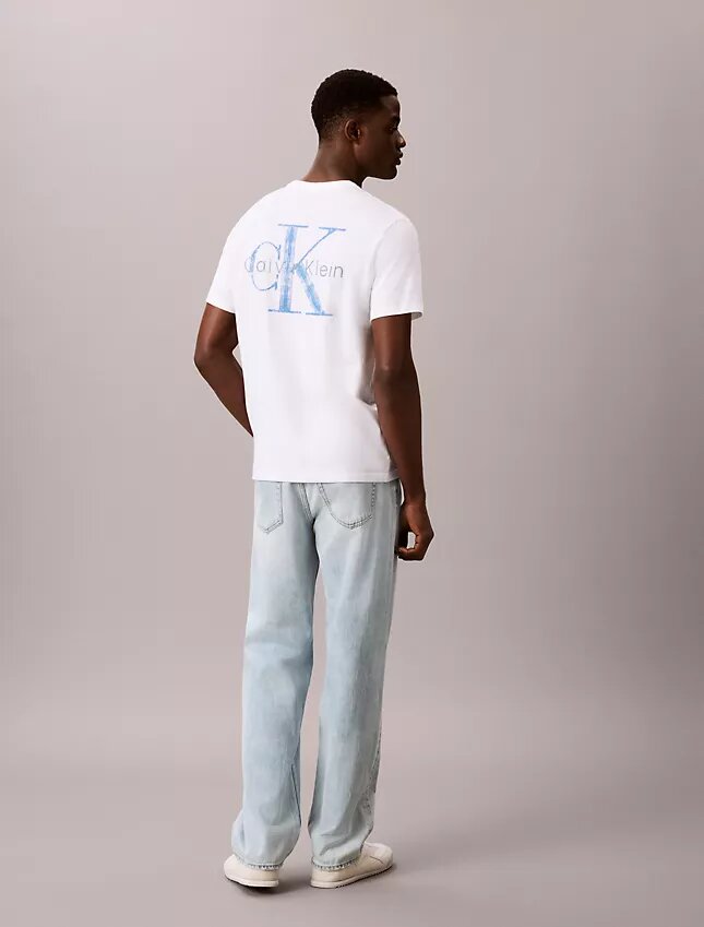 T-Shirt mit „Brushstroke Monologo“-Grafik T-Shirt mit „Brushstroke Monologo“-Grafik