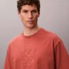 T-Shirt mit Emblem-Logo und lockerer Passform T-Shirt mit Emblem-Logo und lockerer Passform