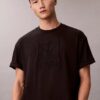 T-Shirt mit Emblem-Logo und lässigem Schnitt T-Shirt mit Emblem-Logo und lässigem Schnitt