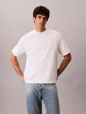 T-Shirt mit gesticktem 1989-Logo und lockerer Passform