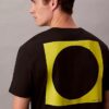 T-Shirt mit Kreisgrafik und lockerer Passform