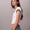 T-Shirt mit Monogram-Logo in grafischer Slim-Passform
