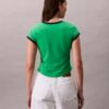 T-Shirt mit Monogram-Logo in grafischer Slim-Passform
