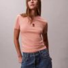 T-Shirt mit Rundhalsausschnitt und Monogram-Logo T-Shirt mit Rundhalsausschnitt und Monogram-Logo