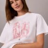 T-Shirt mit Rundhalsausschnitt und Stadtansicht-Grafik T-Shirt mit Rundhalsausschnitt und Stadtansicht-Grafik