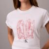 T-Shirt mit Rundhalsausschnitt und Stadtansicht-Grafik T-Shirt mit Rundhalsausschnitt und Stadtansicht-Grafik