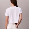 T-Shirt mit Schriftzug-Logo, kurz geschnitten und kastenförmig
