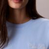 T-Shirt mit Schriftzug von Calvin Klein in Schreibschrift
