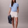 T-Shirt mit Schriftzug von Calvin Klein in Schreibschrift